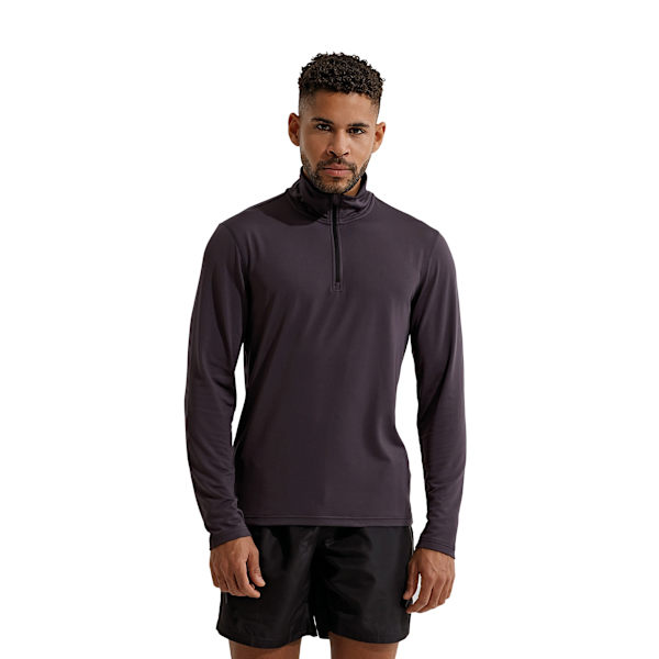 TriDri Herr Athletic Top M Charcoal/Black Charcoal/Black M