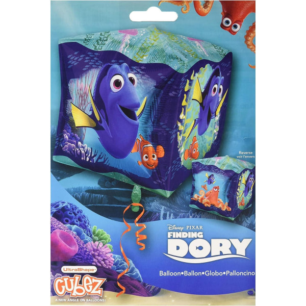 Finding Dory Cube(s) Nemo Folieballong En storlek Blå/Flerfärgad Blue/Multicoloured One Size