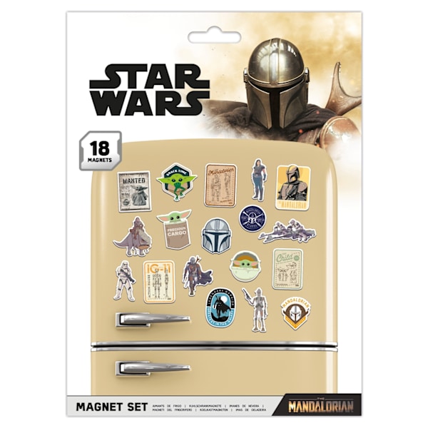 Star Wars: The Mandalorian Bounty Hunter Kylmagnet Set (Pac Multicoloured One Size