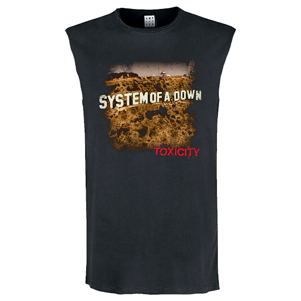 Amplified Herr Toxicity Systems Of A Down Ärmlös Tank Top X Charcoal XL