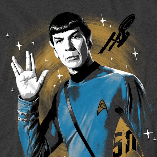 Star Trek Unisex Vuxen Prosper Space T-Shirt M Gråmelerad Charcoal M