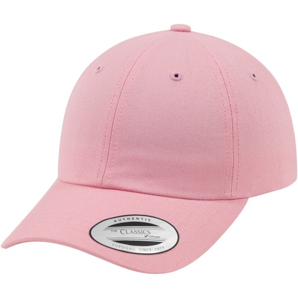 Yupoong Flexfit 6-panel Baseball Cap Med Spänne En Storlek Rosa Pink One Size