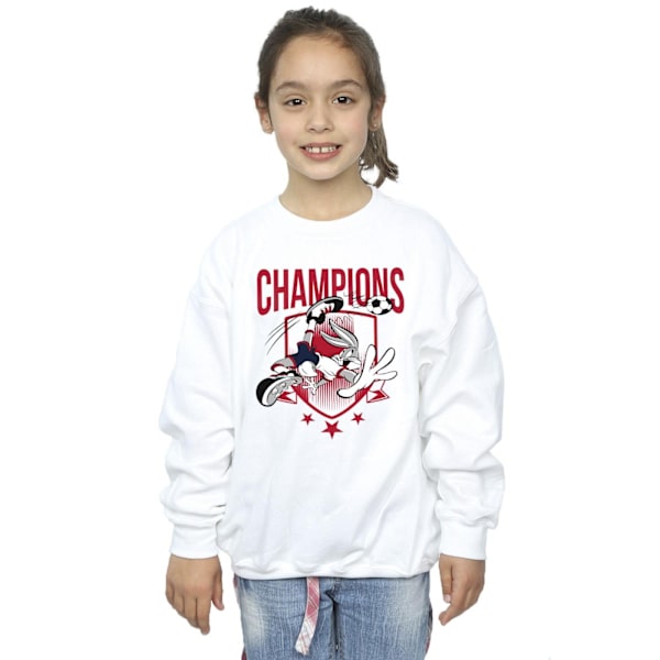 Looney Tunes Girls Bugs Bunny Champions Sweatshirt 9-11 år W White 9-11 Years