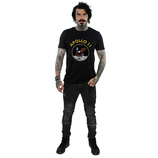 NASA Classic Apollo 11 bomull T-shirt L svart Black L
