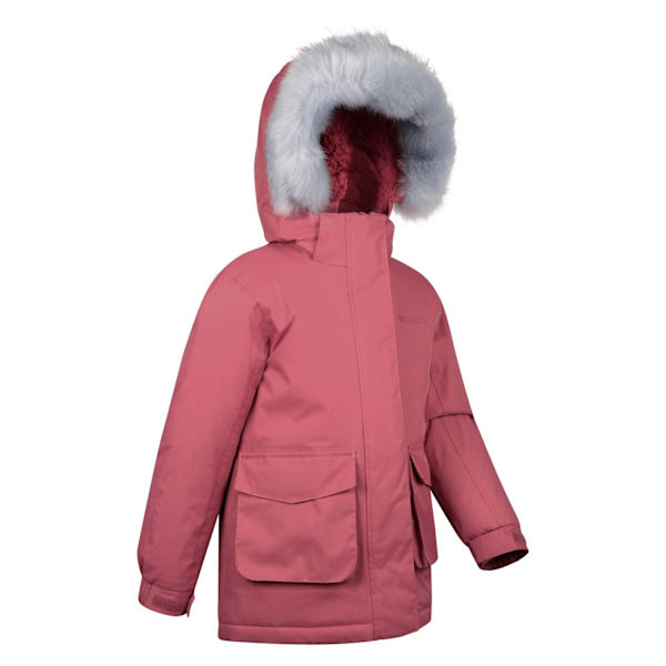 Mountain Warehouse Barn/Barn Logo Vattentålig Jacka för Barn 9-10 År Rosa Pink 9-10 Years