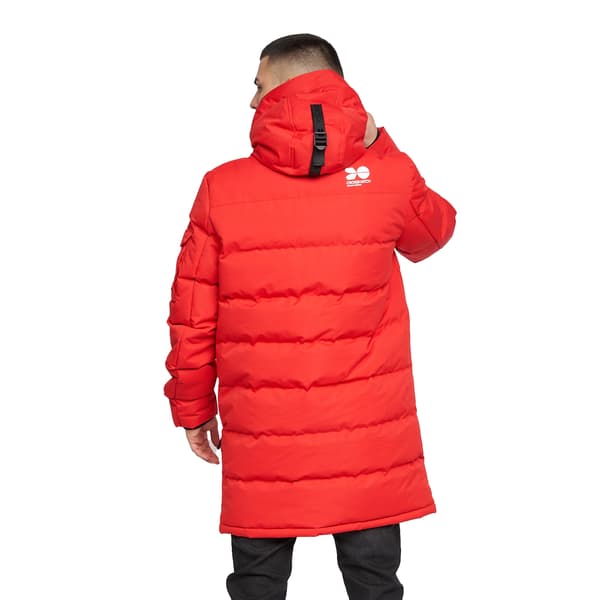 Crosshatch Herr Milwaka Lång Vadderad Jacka M Röd Red M