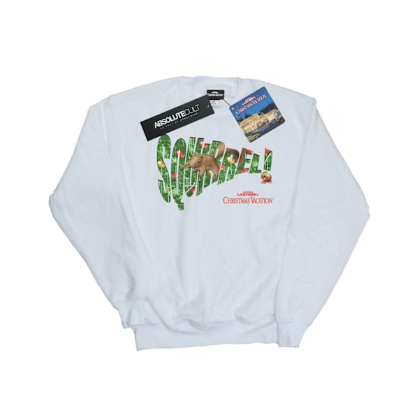 National Lampoon's Christmas Vacation Boys Squirrel Tree Sweats White 12-13 Years