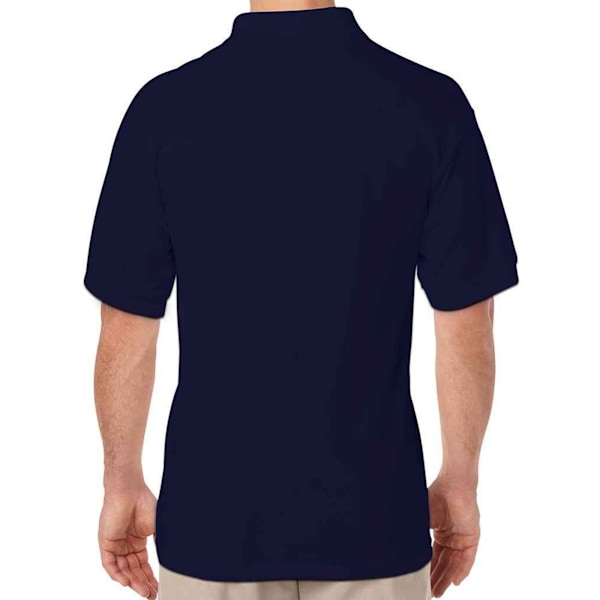 Gildan Mens DryBlend Polo Shirt XL Marinblå Navy XL