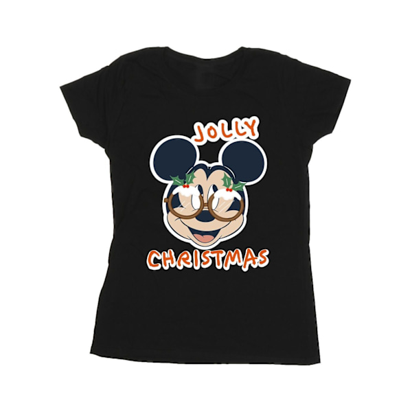 Disney Dam/Damer Mickey Mouse Jolly Christmas Glasögon Cotto Black XL