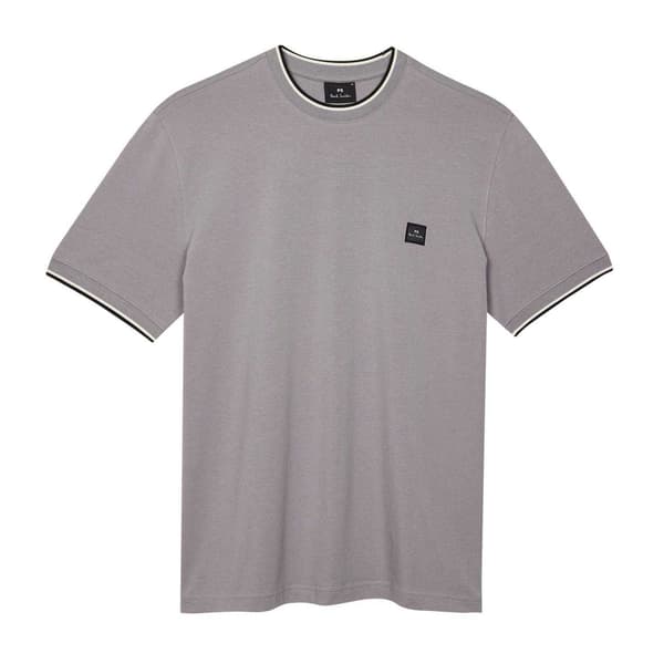 Paul Smith Herr Patch Logo T-shirt L Grå Grey L
