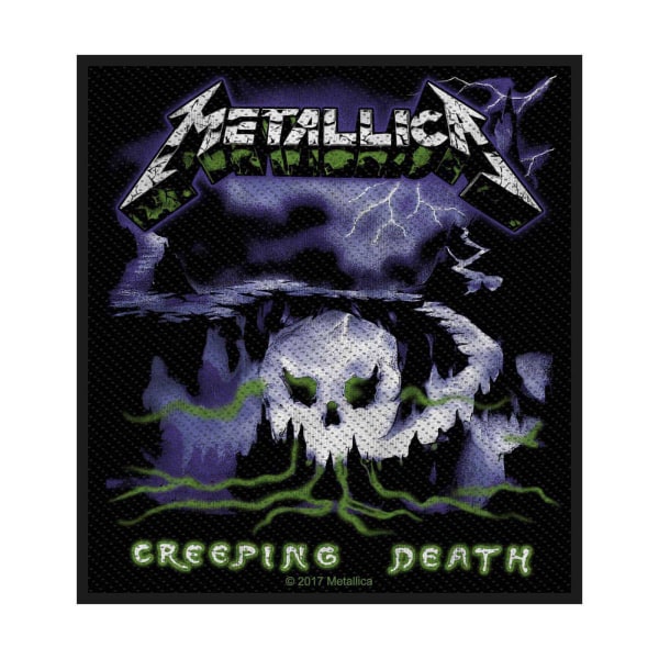 Metallica Creeping Death Patch One Size Svart/Lila Black/Purple One Size