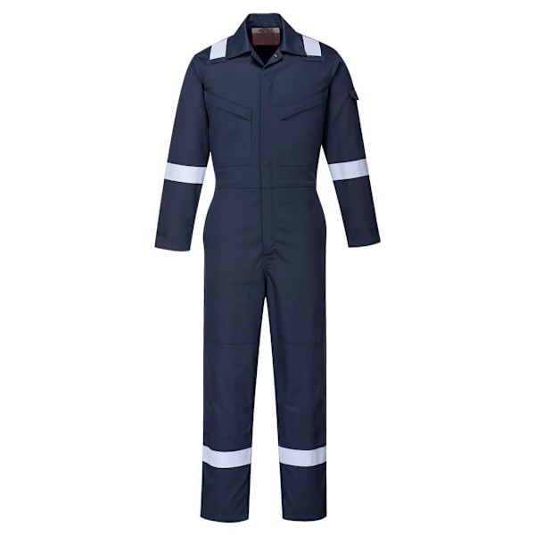 Portwest Dam/Damer Bizflame Plus Overaller L R Marinblå Navy L R