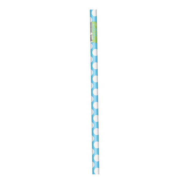 Unique Party Presentpapper med Polkaprickar, One Size, Puderblå Powder Blue One Size