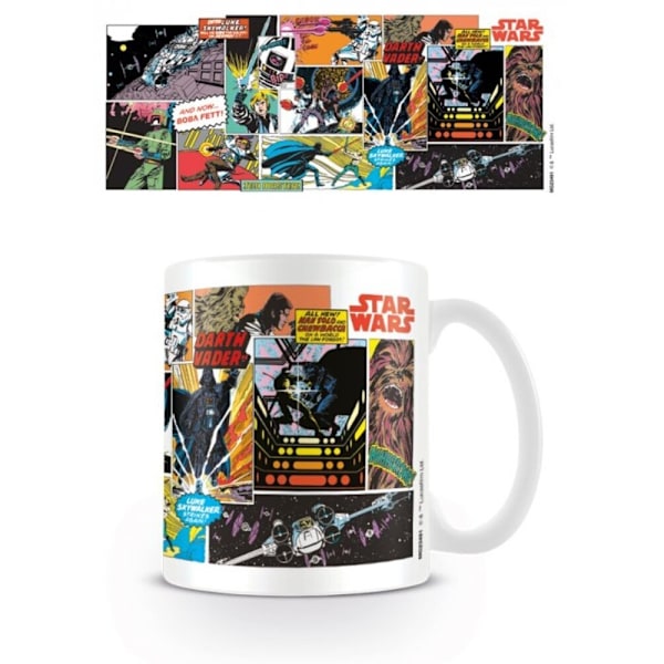 Star Wars Comic Panel Mug En Storlek Flerfärgad Multicoloured One Size