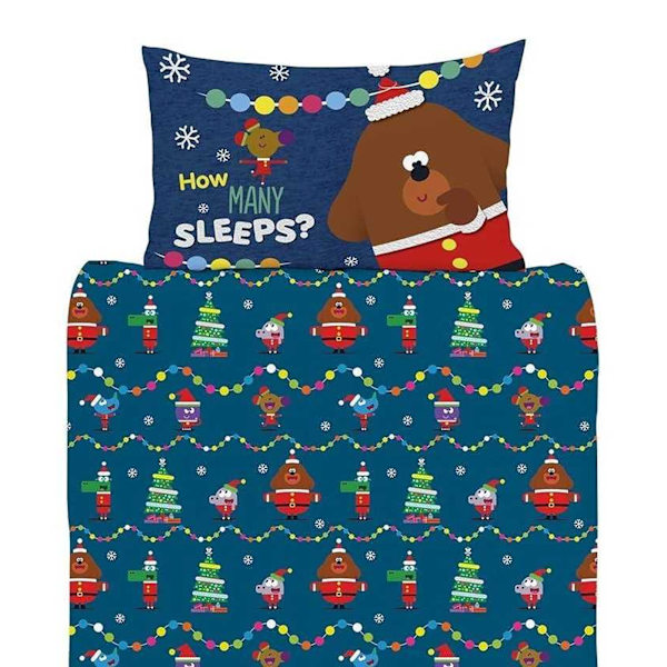 Hey Duggee Vändbart Jul Påslakanset Enkelt Mul Multicoloured Single
