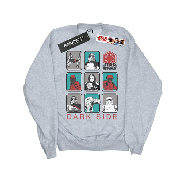 Star Wars Boys The Last Jedi Dark Side Multi Character Sweatshirt Sports Grey 12-13 Years