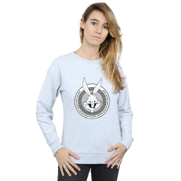 Looney Tunes Dam/Dam Bugs Bunny Greek Circle Sweatshirt X Sports Grey XL