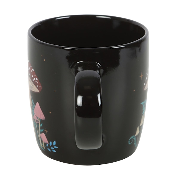 Something Different Forest Mushroom Mug En Storlek Svart/Flerfärgad Black/Multicoloured One Size