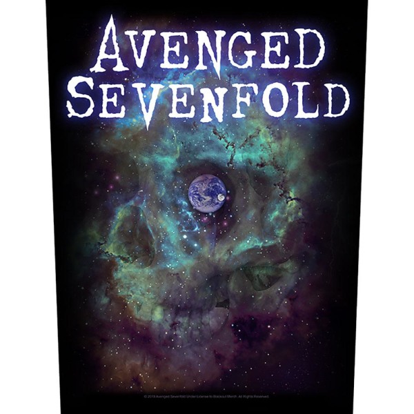 Avenged Sevenfold Nebula Patch One Size Svart/Grön/Vit Black/Green/White One Size