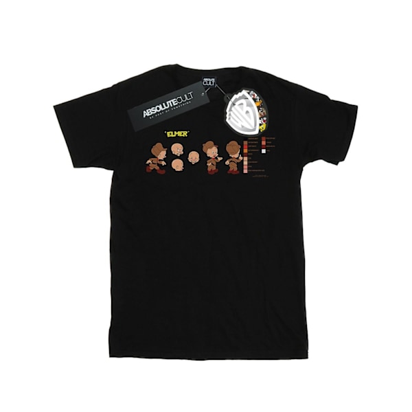 Looney Tunes Herr Elmer Fudd Färgkod T-shirt 4XL Svart Black 4XL