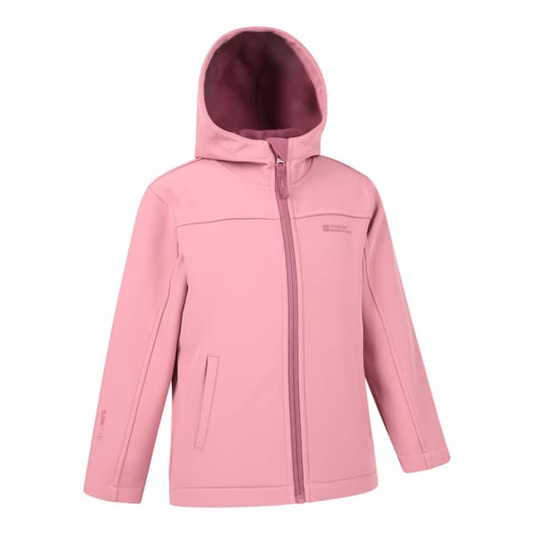 Mountain Warehouse Barn/Barn Vattenavvisande Soft Shell Ja Light Pink 11-12 Years