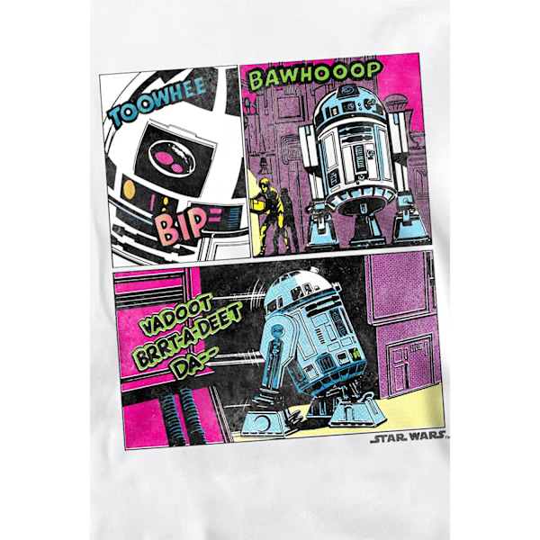 Star Wars Unisex Vuxen Till Undsättning R2-D2 Sweatshirt L Vit White L