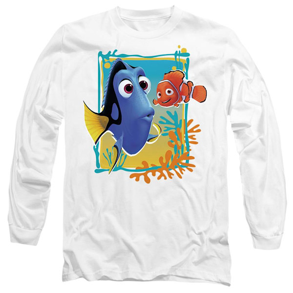 Hitta Nemo Unisex Vuxen Dory Nemo T-Shirt M Vit White M