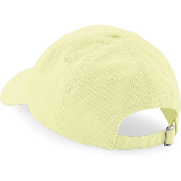 Beechfield Unisex Lågprofil 6 Panel Dad Cap (2-pack) One S Pastel Lemon One Size