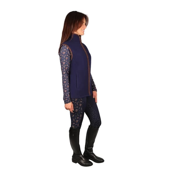 Hy Dam/Dam Elevate Essential Mocka Gilet M Marinblå Navy M