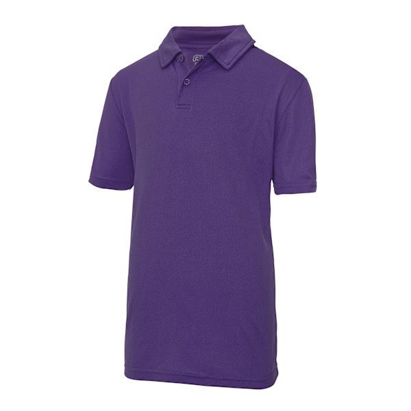 Just Cool Kids Unisex Sports Polo Plain Shirt (2-pack) 3-4 år Purple 3-4 Years