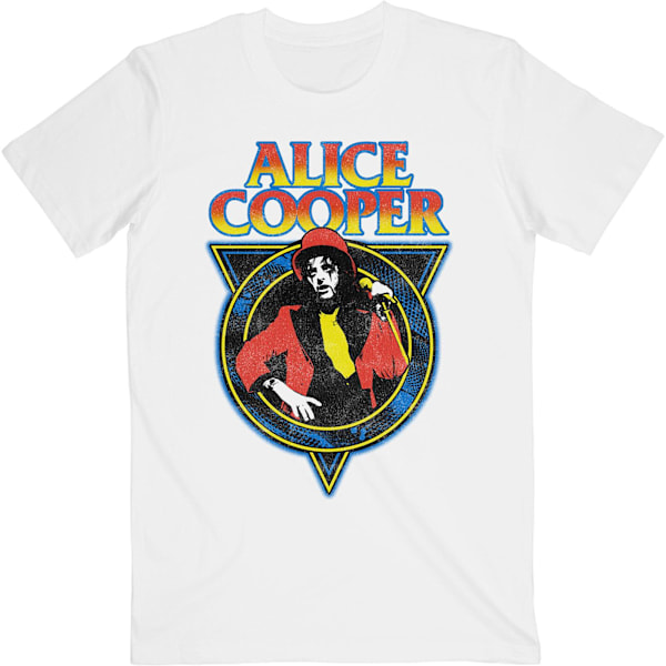 Alice Cooper Unisex Vuxen Ormhud T-shirt M Vit White M