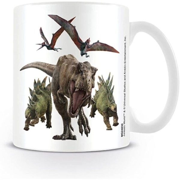 Jurassic World Fallen Kingdom Dino Rampage Mug One Size Forest Forest Green/White One Size