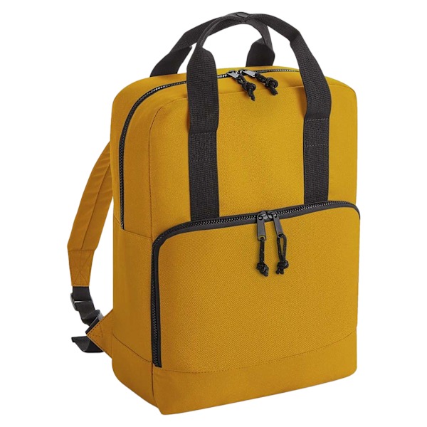 Bagbase Unisex Vuxen Cooler Återvunnen Ryggsäck En Storlek Senap Mustard Yellow One Size