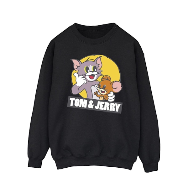 Tom And Jerry Herr Sketch Logo Sweatshirt M Svart Black M