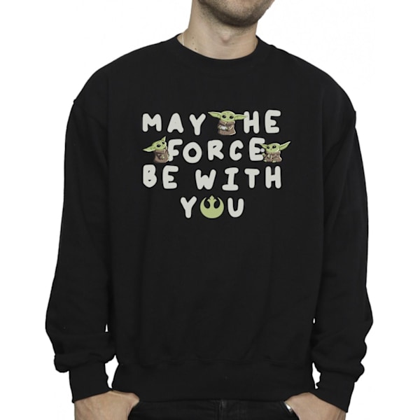 Star Wars Herr The Mandalorian Grogu May The Force Be With You Black M
