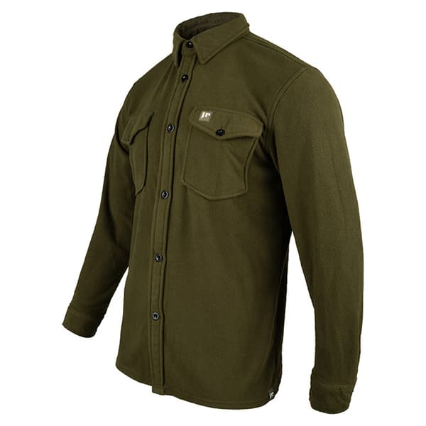 Jack Pyke Herr Polar Fleece Skjorta M Mörk Oliv Dark Olive M
