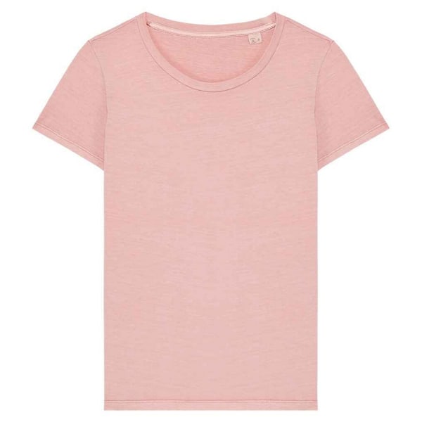 Native Spirit Dam/Kvinnor Blekad T-shirt XL Petal Rose Petal Rose XL