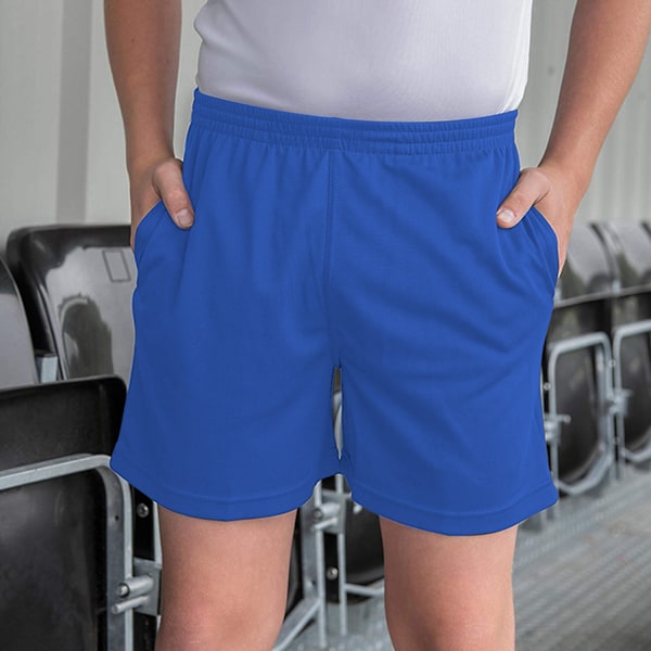 AWDis Just Cool Barn/Barn Sport Shorts 7/8 År Royal Bl Royal Blue 7/8 Years