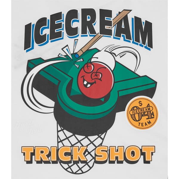 ICECREAM Herr Grafiskt Tryck Regular T-Shirt L Vit White L