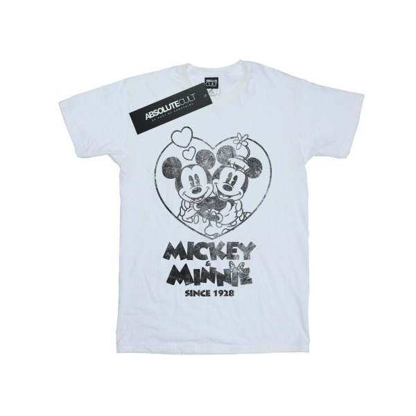 Disney herr Mickey och Minnie Mouse sedan 1928 T-shirt 3XL vit White 3XL