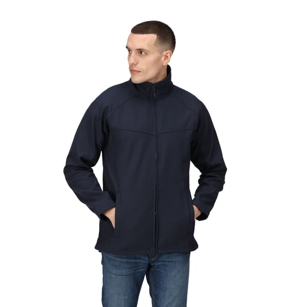 Regatta Uproar lättvikts vindavvisande softshelljacka för män Navy/Navy 2XL