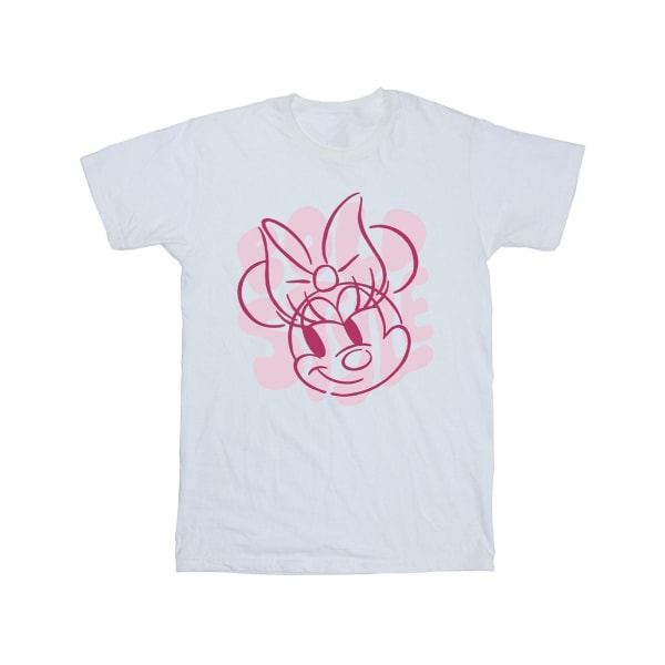 Disney Mens Minnie Mouse Bold Style T-shirt L Vit White L