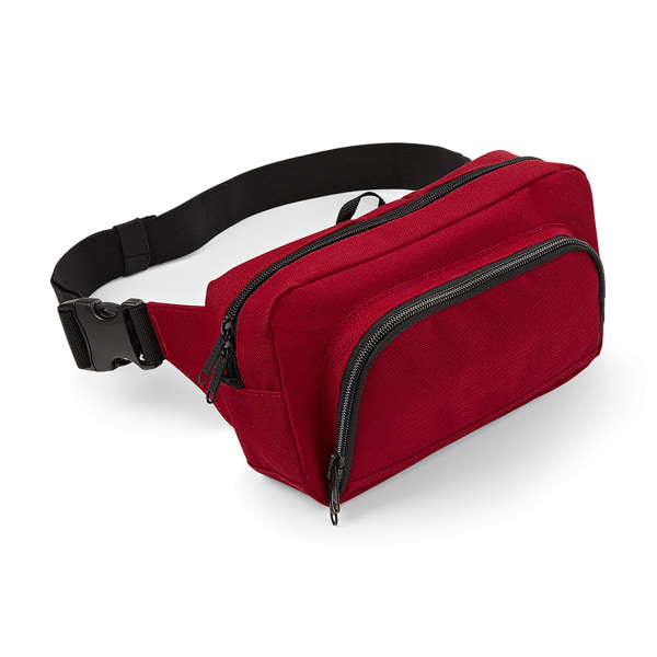 BagBase Organizer Bälte / Waistpack Bag (2,5 liter) (Pack om 2) Classic Red One Size