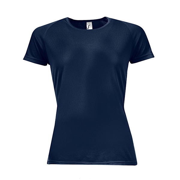 SOLS Dam/Dam Sporty Kortärmad T-shirt XXL Fransk Marinblå French Navy XXL