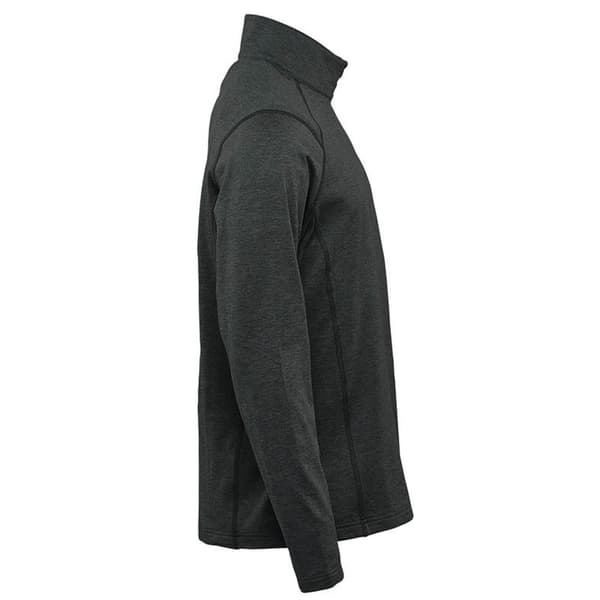 Stormtech Treeline Quarter Zip Pullover för män M Svartmelerad Black Heather M