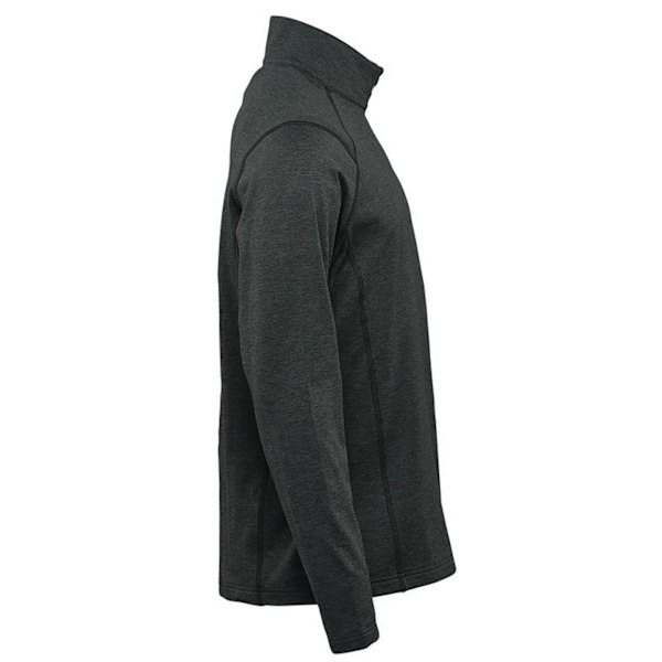 Stormtech Treeline Quarter Zip Pullover för män S Black Heather Black Heather S