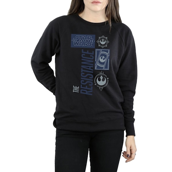 Star Wars Dam/Damer The Last Jedi The Resistance Sweatshirt Black XXL
