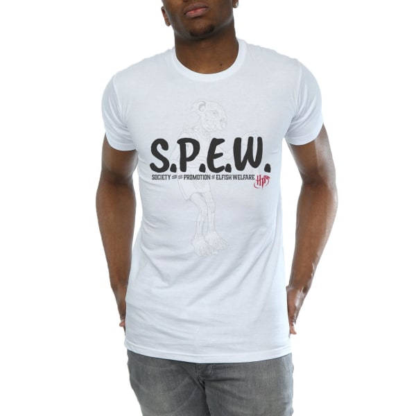Harry Potter Dobby SPEW T-shirt för män, vit, storlek M White M