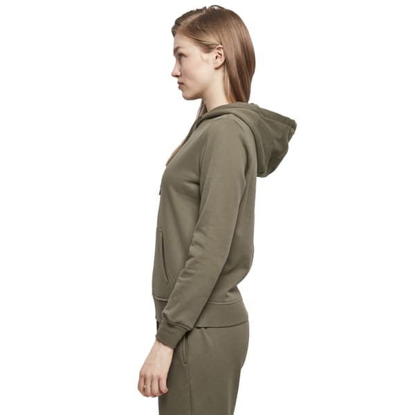 Build Your Brand Dam/Dam Basic Hoodie S Olivgrön Olive S