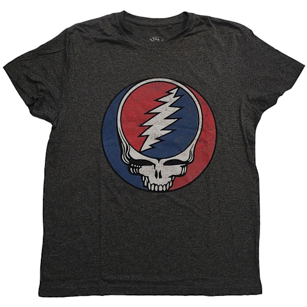 Grateful Dead Unisex Adult Steal Your Face Classic T-Shirt M Br Brindle M